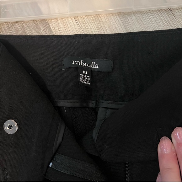 Rafaella Black Dress Pants size 10 Boot Cut - Picture 4 of 5